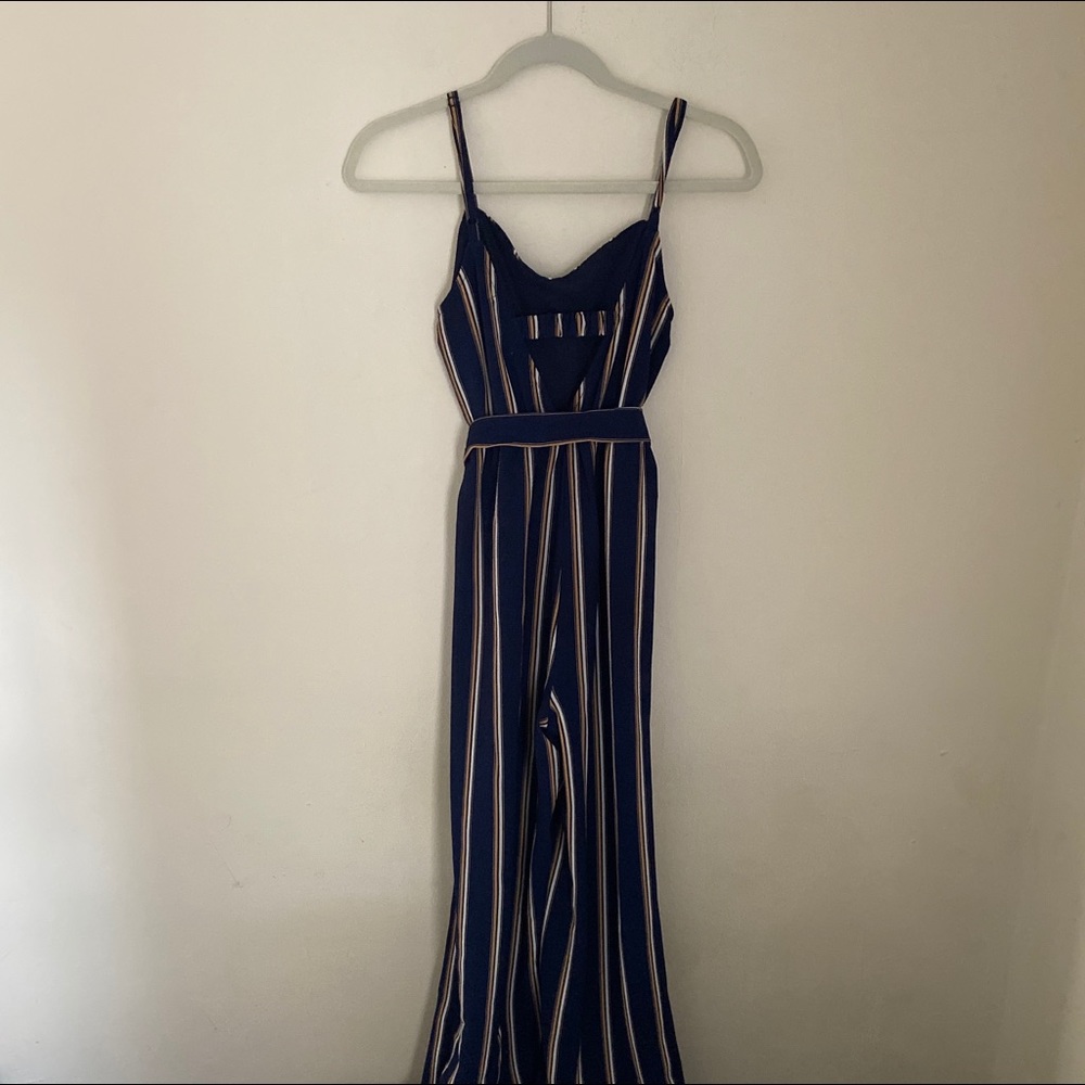 Macy’s Striped Jumpsuit - Picture 4 of 5